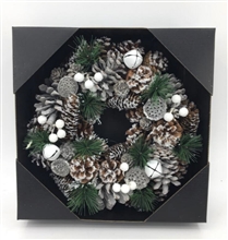 Snowy Wreath 30cm