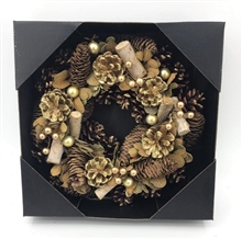 Gold Wreath 30cm