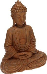 Sitting Polystone Buddha Statue