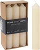 Pack Of 6 Dinner Candles - Ivory 12cm