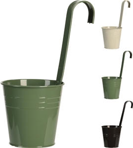 3asst Metal Flowerpot With Hook