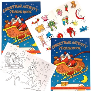 A6 Christmas Sticker Activity Book SOLD IN 24's