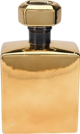 Gold And Black Perfume Bottle Vase 24cm