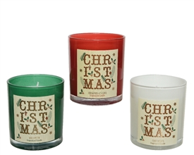 3 Asst 40 Hour Large Round Candles 9cm