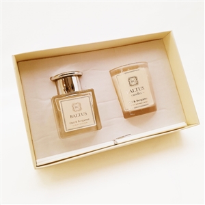 Reed Diffusers & Candle Gift Set - Oud & Bergamot