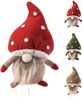 3asst Medium Plush Gonk With Mushroom Hat 20cm