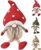 3asst Large Plush Gonk With Mushroom Hat 40cm