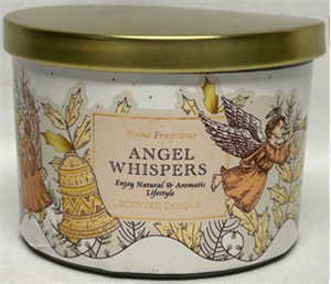 Triple Wick Luxury Candle Tin - Angel Whispers 10.9cm