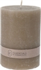 Taupe Pillar Candle 10cm