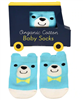 Pair Of Baby Socks - Blue Bear