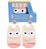 Pair Of Baby Socks - Pink Owl