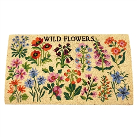 Wild Flowers Eco Doormat 73cm