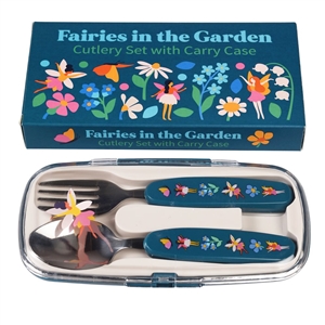 Fairies In The Garden Children's Cutlery Set With Case