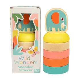 Wooden Stacker You - Wild Wonders 16.5cm