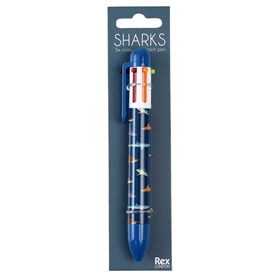 Sharks Six Colour Pen