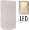 LED Candle - White 12.5cm