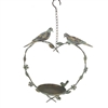 Hanging Heart Bird Feeder 41cm