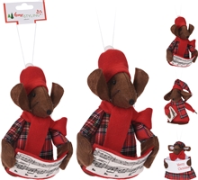 Mouse Caroler Decoration 3 Assorted