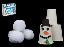 Snowman Pyramid Cup Game