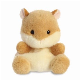 Palm Pals Plush Teddy - Happy Hamster 13cm
