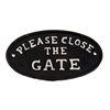 Please Close The Gate Sign 17cm