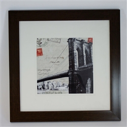 REDUCED Framed Brooklyn Bridge Print 2