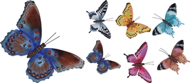 Butterfly Wall Decoration 6 Assorted