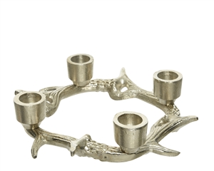 Aluminium Candleholder Antlers 21cm