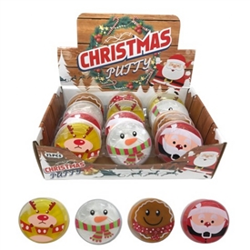 4asst Christmas Putty Sold In 12's
