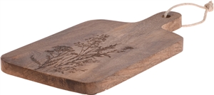 Floral Wood Chopping Board 36cm