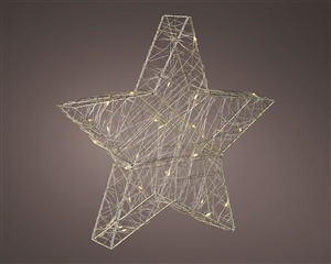 Micro LED Wire Large Star 30cm