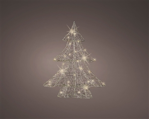 Standing Tree LED Wire Decoration  40cm