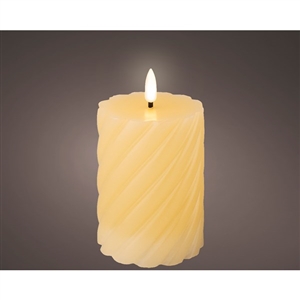 LED Wick Candle - Swirl 12.5cm