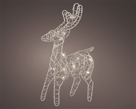 LED Wire Reindeer Decoration 21cm