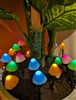 Mushroom Light Stakes - Coloured 380cm