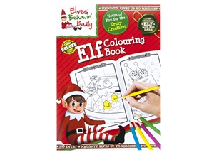 Elf Colouring Book With Sticker Sheet