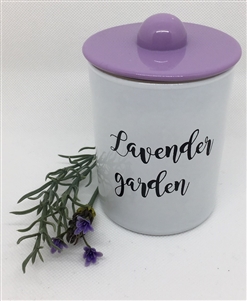 Lavender Garden Pastel Scented Glass Candle 198g