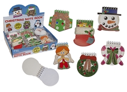 REDUCED Glitter Christmas Mini Notepad - 6 Assorted