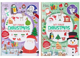 My First Christmas Colouring Book 2 Assorted