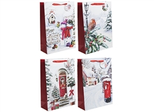 Traditional Christmas Design Large Gift Bags