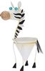 (B) Zebra Safari Animal Planter 49cm