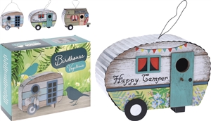 Caravan Birdhouse 3 Assorted