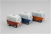 4 Asst Small Campervan Money Banks 11cm