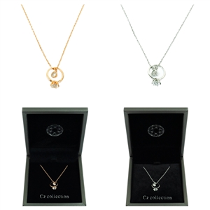 Solitaire Ring Necklace 2 Assorted