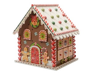 Gingerbread House Advent  27cm