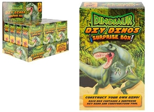 4asst DIY Roarsome Dino Surprise Box