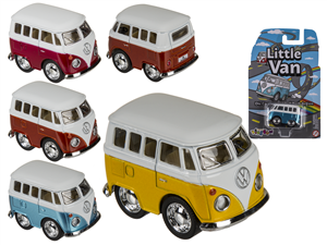 Pullback Campervan Toy 4 Assorted