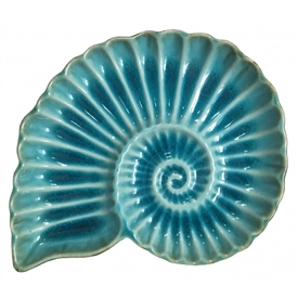 Ceramic Ammonite Plate/Trinket Dish 23cm