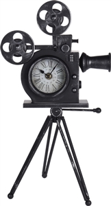 Film Camera Table Clock