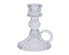 Glass Dinner Candle Holder 10.4cm